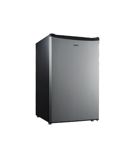 Galanz 4.3 Cu ft Single Door Mini Fridge, Stainless Steels